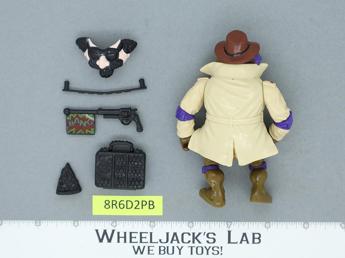Don the Undercover Turtle 100% Complete TMNT Playmates 1990 Vintage Figure