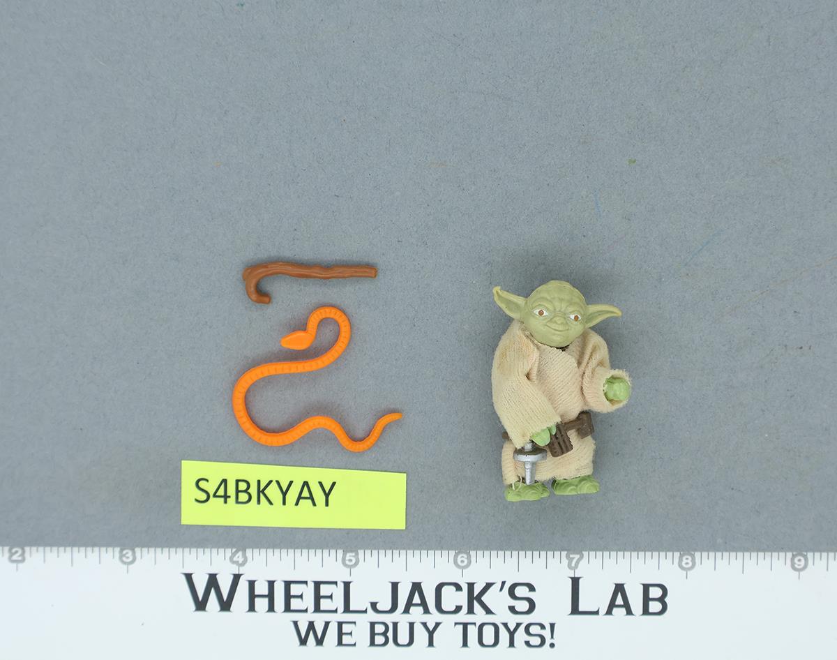 Yoda W/Orange Snake 100% Complete Star Wars ESB 1980 Vintage Kenner NO REPRO