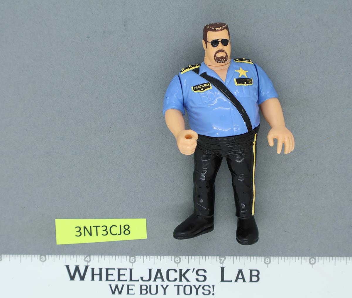Big Boss Man WWF WWE Wrestling 1990 Hasbro Titan Sports Vintage Action Figure
