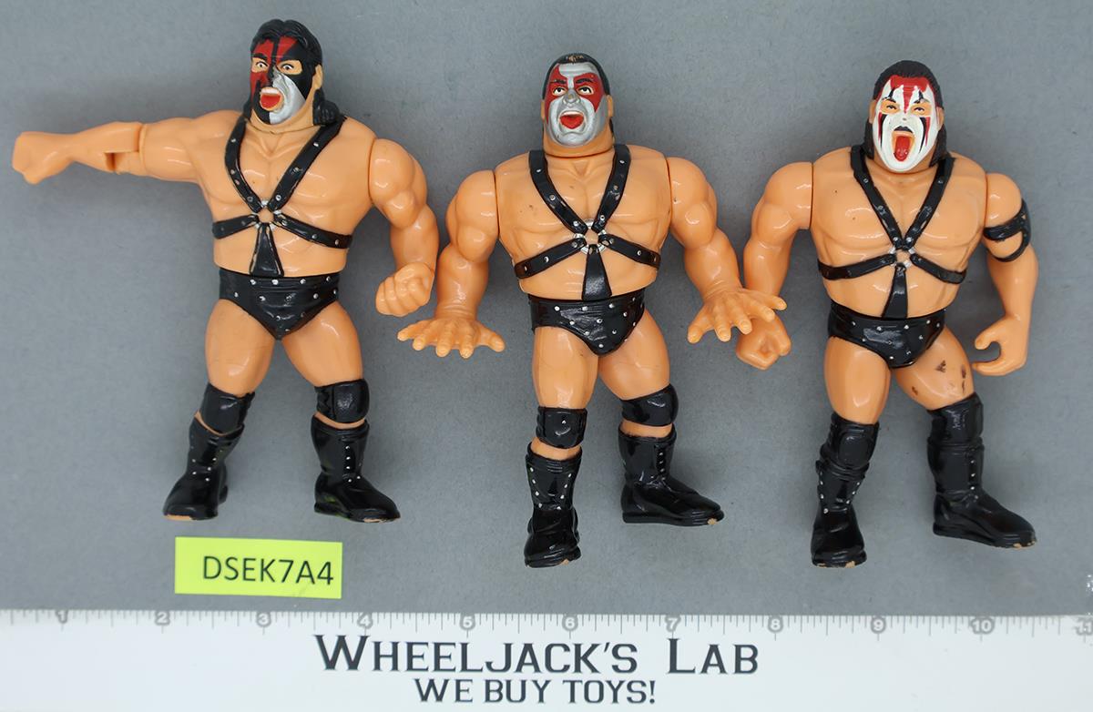 Demolition Ax Smash Crush 1990 WWF Wrestling Hasbro Vintage Action Figures