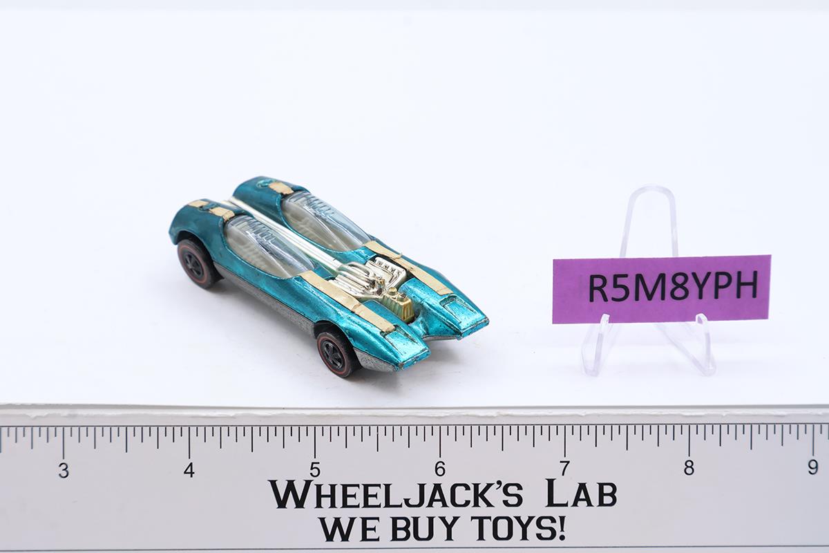 Splittin' Image Aqua Hot Wheels 1968 1969 Redline Vintage Mattel RL