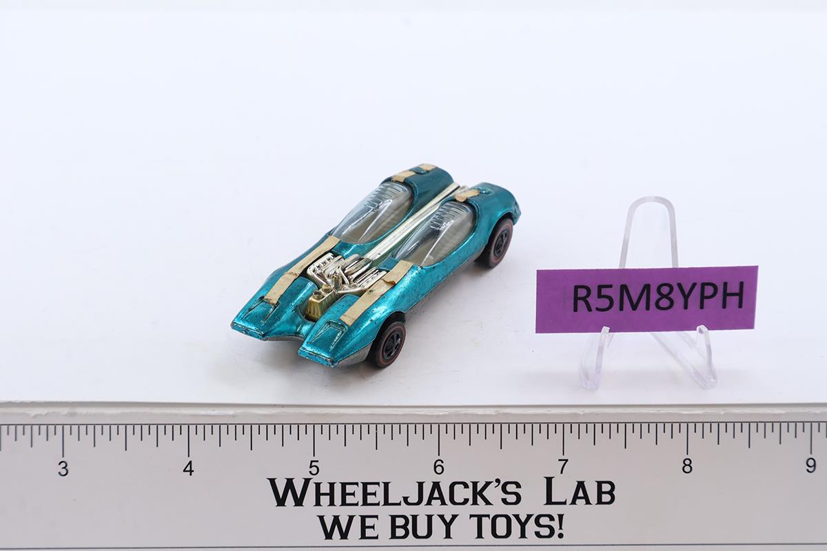 Splittin' Image Aqua Hot Wheels 1968 1969 Redline Vintage Mattel RL