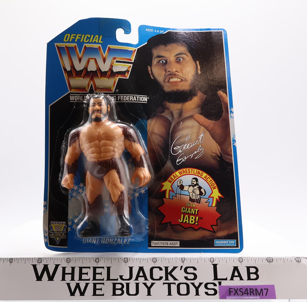 Giant Gonzalez WWF Wrestling 1993 Hasbro Action Figure NEW MOSC SEALED