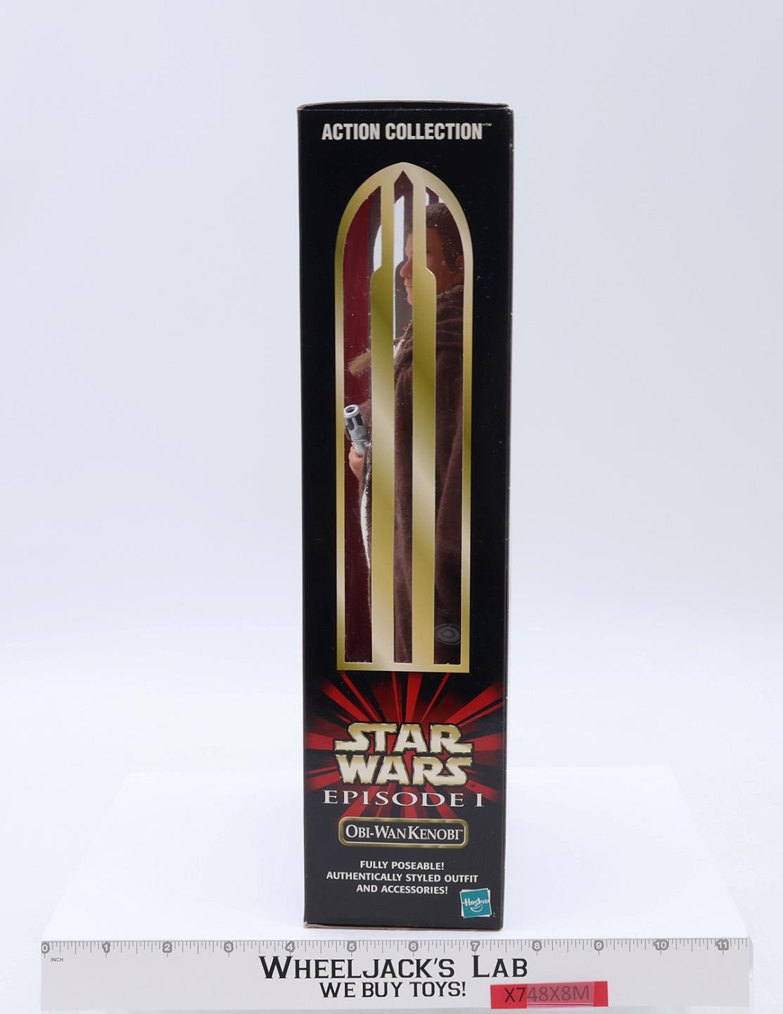 Obi-Wan Kenobi Star Wars Episode 1 1998 Hasbro 12" Action Figure NEW SEALED