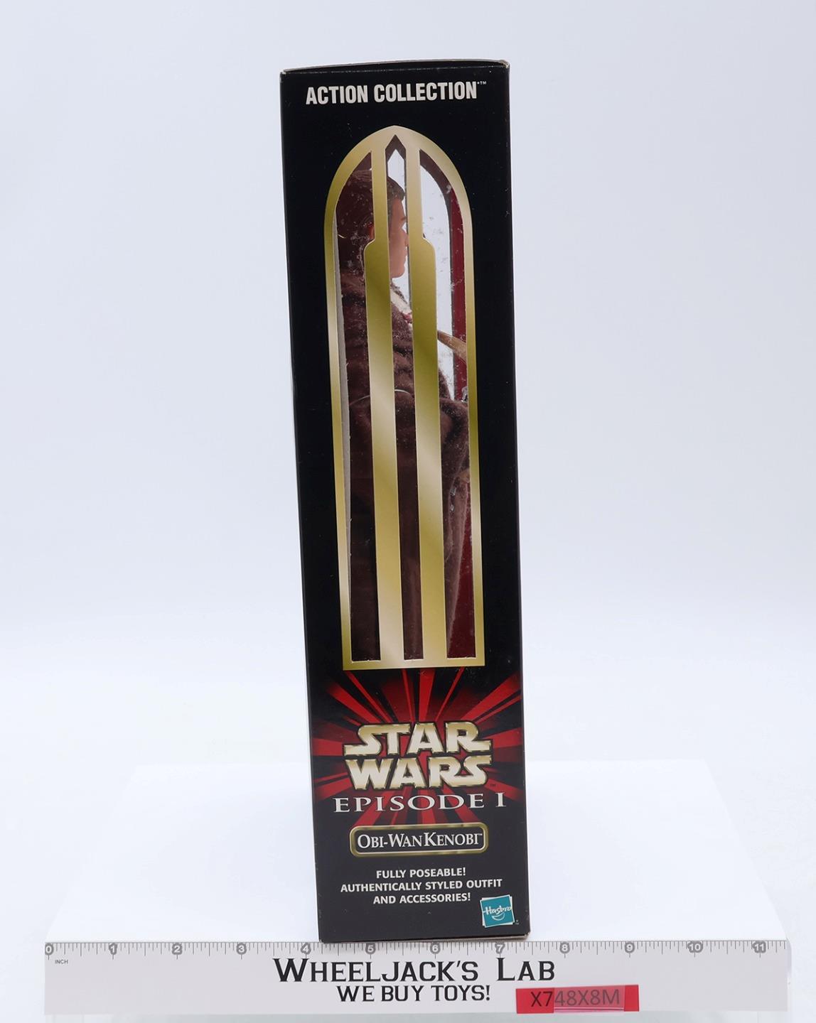 Obi-Wan Kenobi Star Wars Episode 1 1998 Hasbro 12" Action Figure NEW SEALED