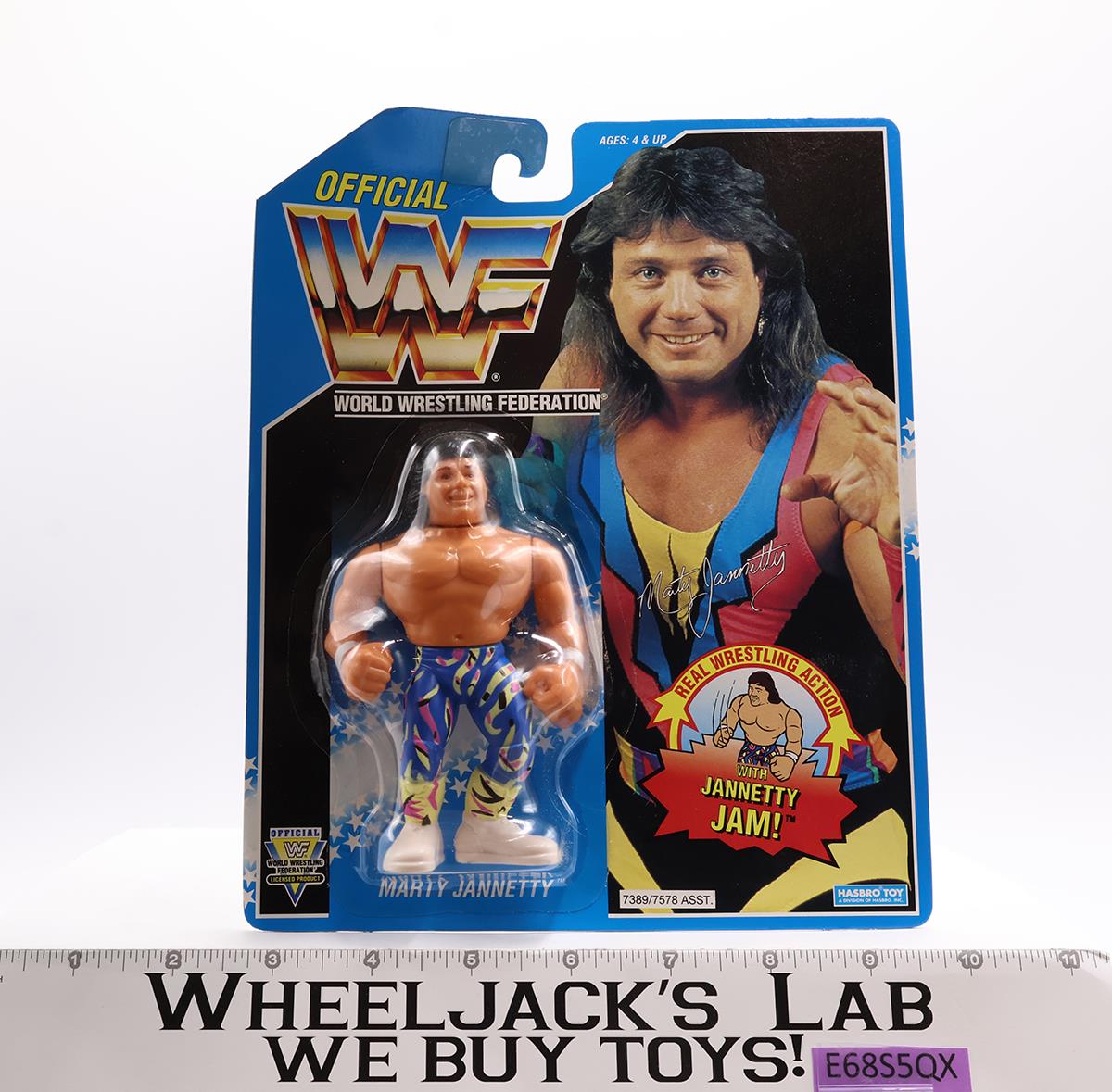 Marty Jannetty WWF Wrestling 1993 Hasbro Vintage Action Figure NEW MOSC SEALED