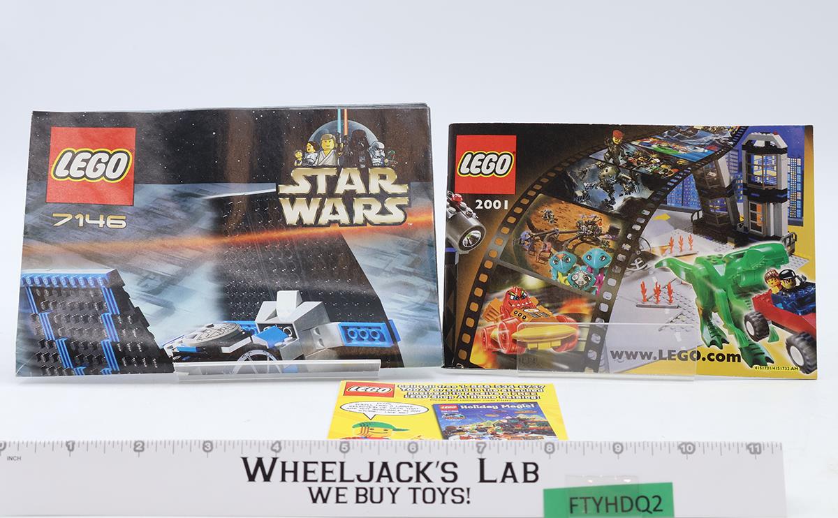 #7146 Tie Fighter W/ Box + Manual Lego 2001 Star Wars