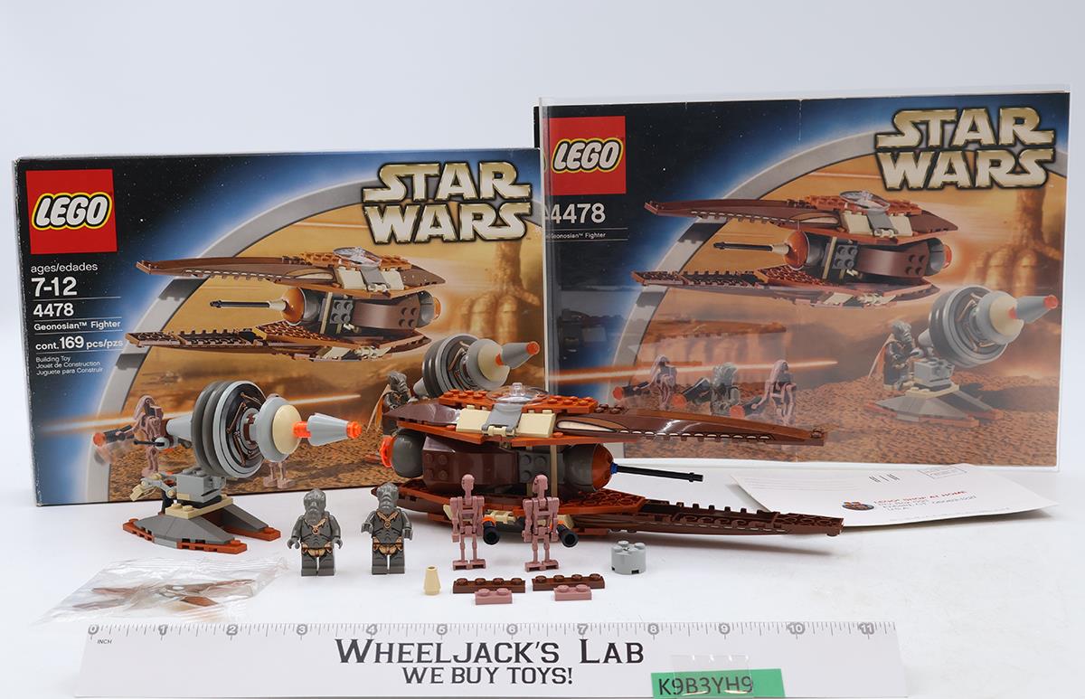 #4478 Geonosian Fighter 100% Complete W/ Box + Manual Lego 2003 Star Wars