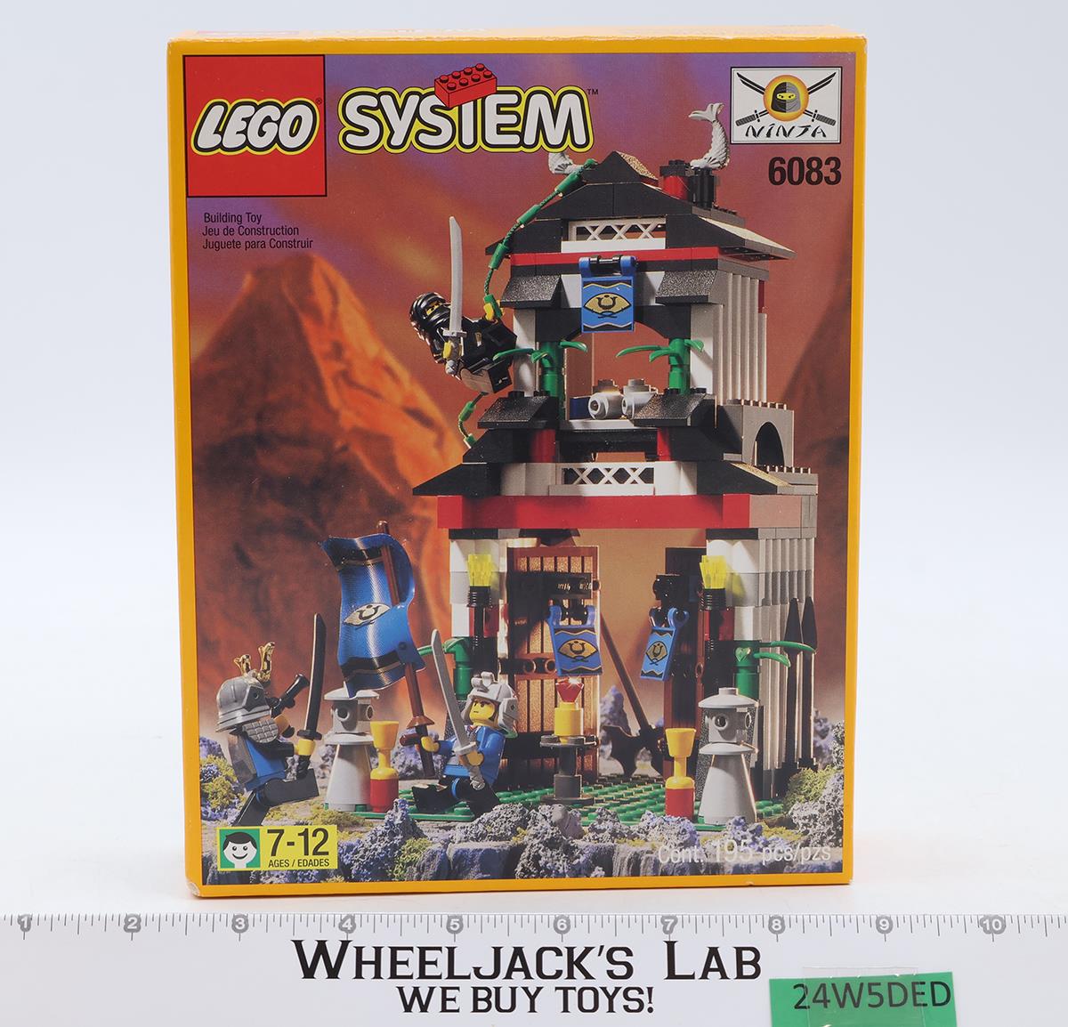 #6083 Samurai Stronghold 100% Complete W/ Box + Manual 1998 Lego Ninja