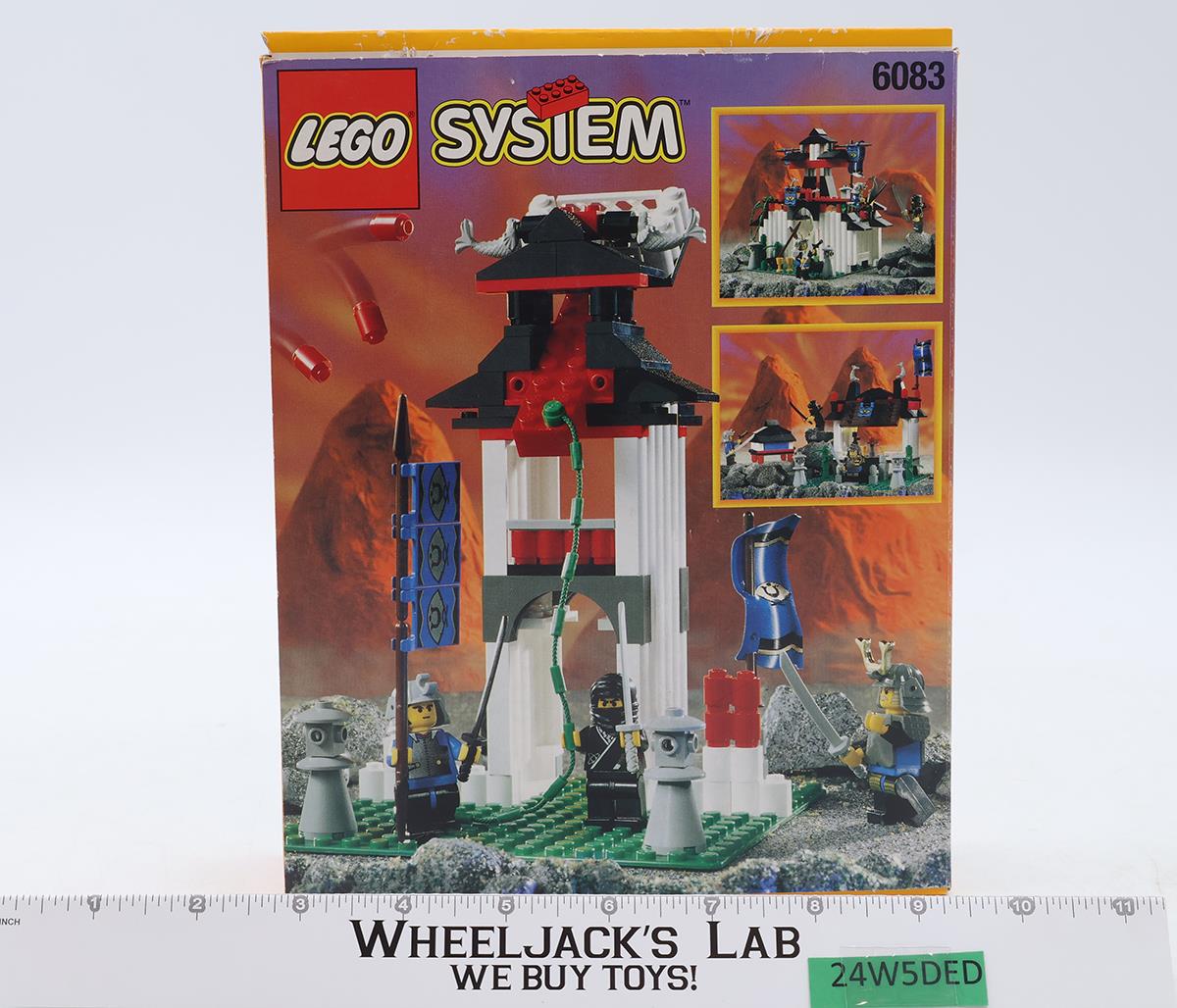 #6083 Samurai Stronghold 100% Complete W/ Box + Manual 1998 Lego Ninja