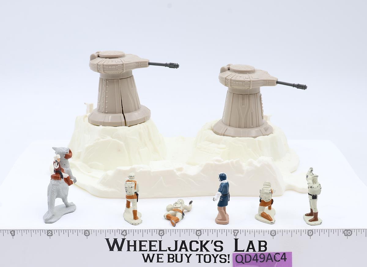 Hoth Turret Defense 100% Complete MICRO COLLECTION Star Wars 1982 Kenner Playset