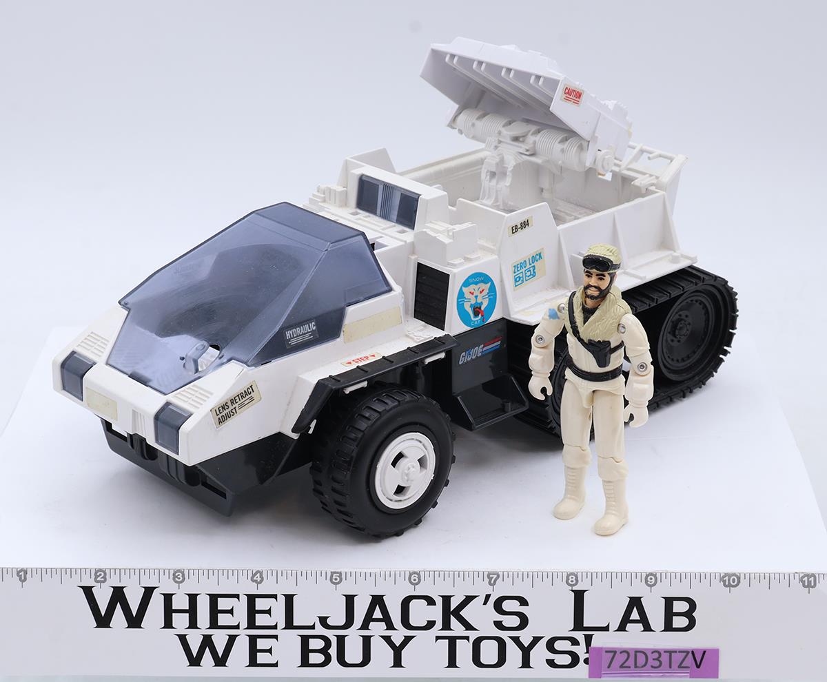 Snow Cat 100% Complete W/ Frostbite GI Joe 1985 Hasbro Action Figure Vehicle