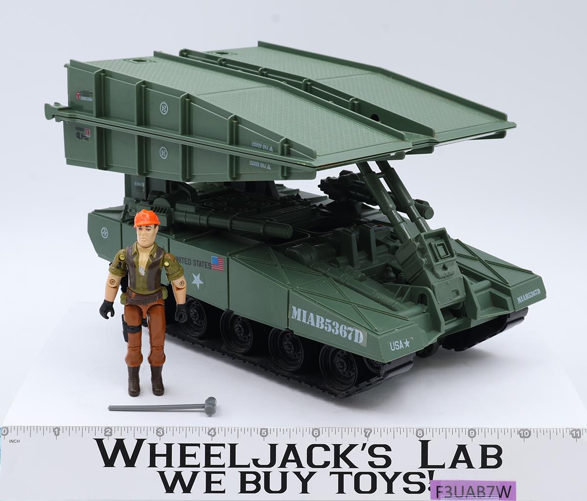 Bridge Layer W/ Tollbooth 100% Complete G.I. 1984 Joe Hasbro Vintage Vehicle