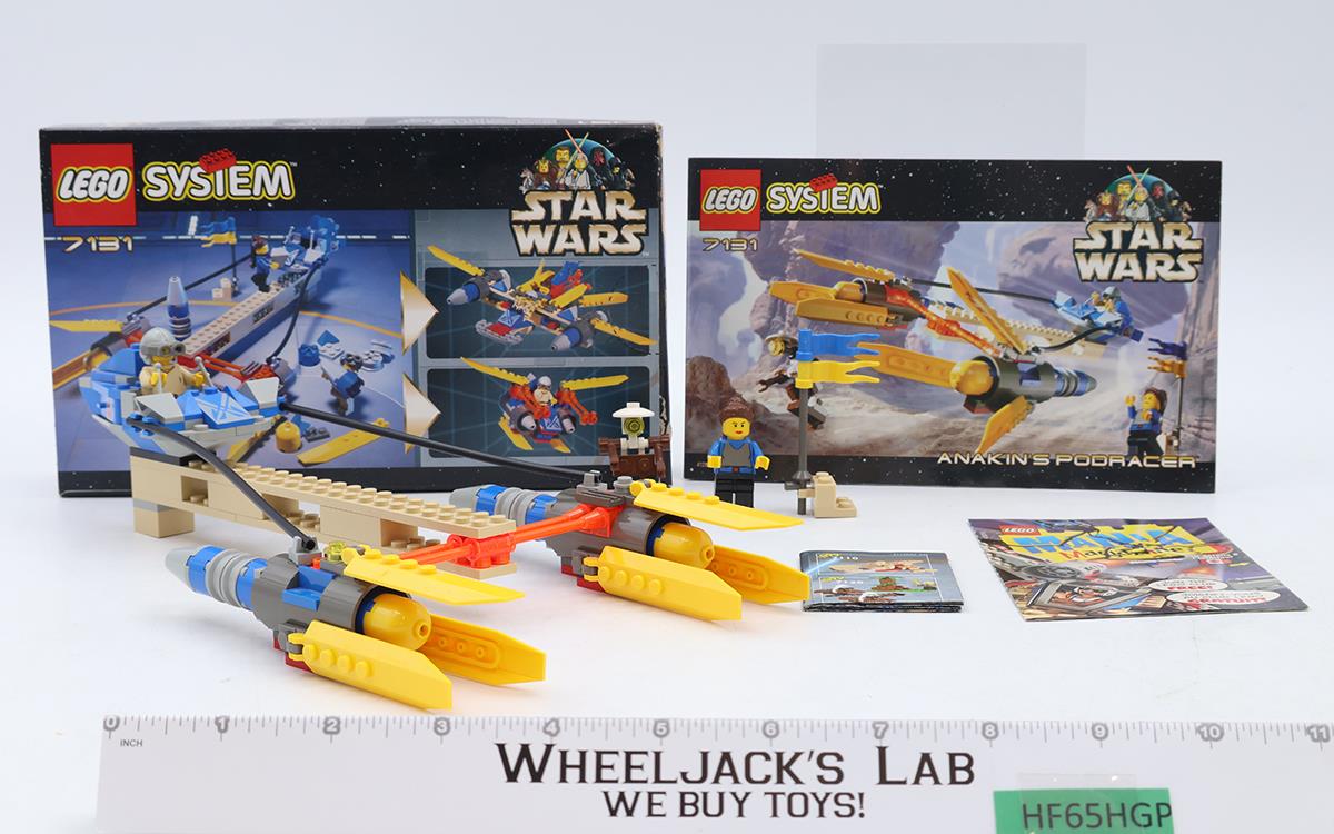 #7131 Anakin's Podracer 100% Complete W/ Box + Manual Lego 1999 Star Wars