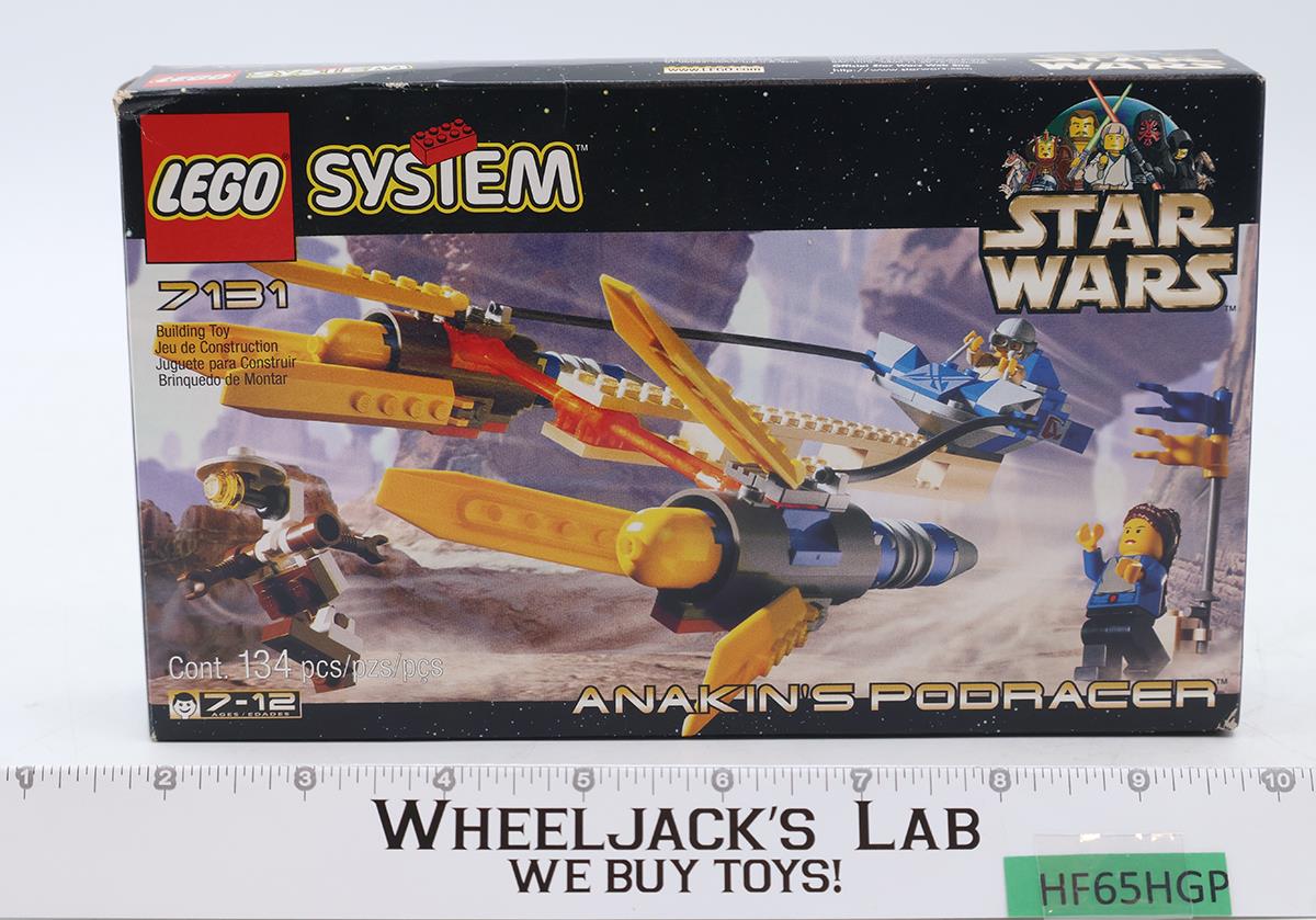 #7131 Anakin's Podracer 100% Complete W/ Box + Manual Lego 1999 Star Wars