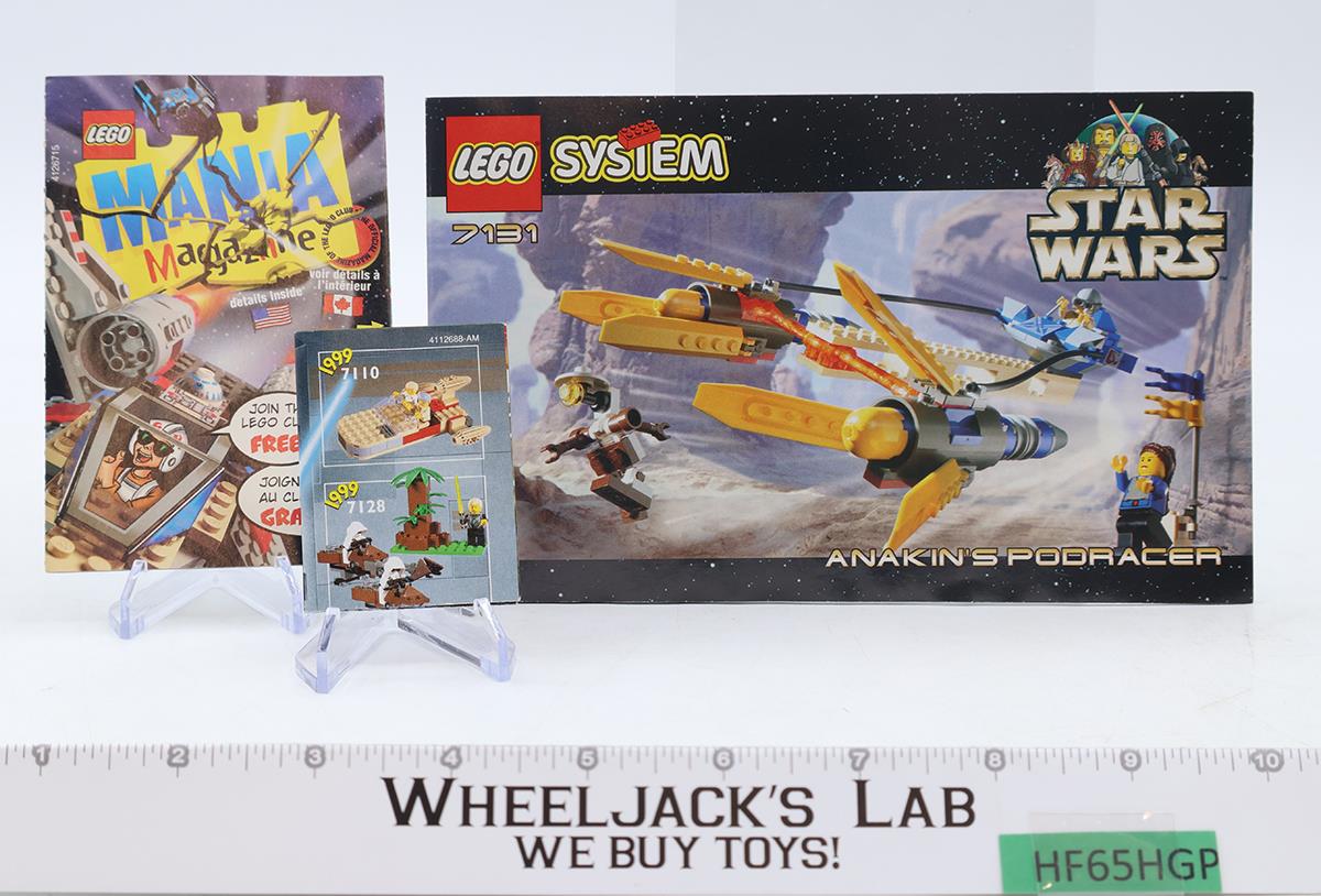 #7131 Anakin's Podracer 100% Complete W/ Box + Manual Lego 1999 Star Wars