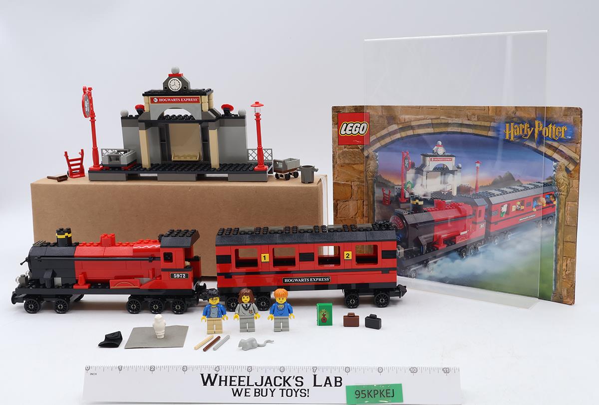 #4708 Hogwarts Express 100% Complete W/ Manual Harry Potter 2001 Lego