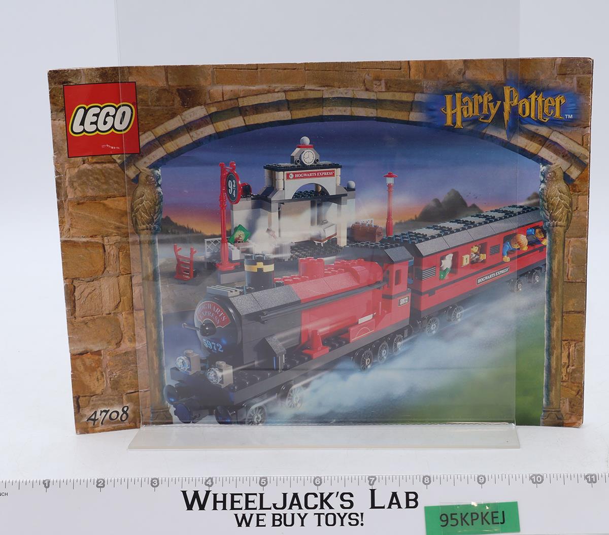 #4708 Hogwarts Express 100% Complete W/ Manual Harry Potter 2001 Lego