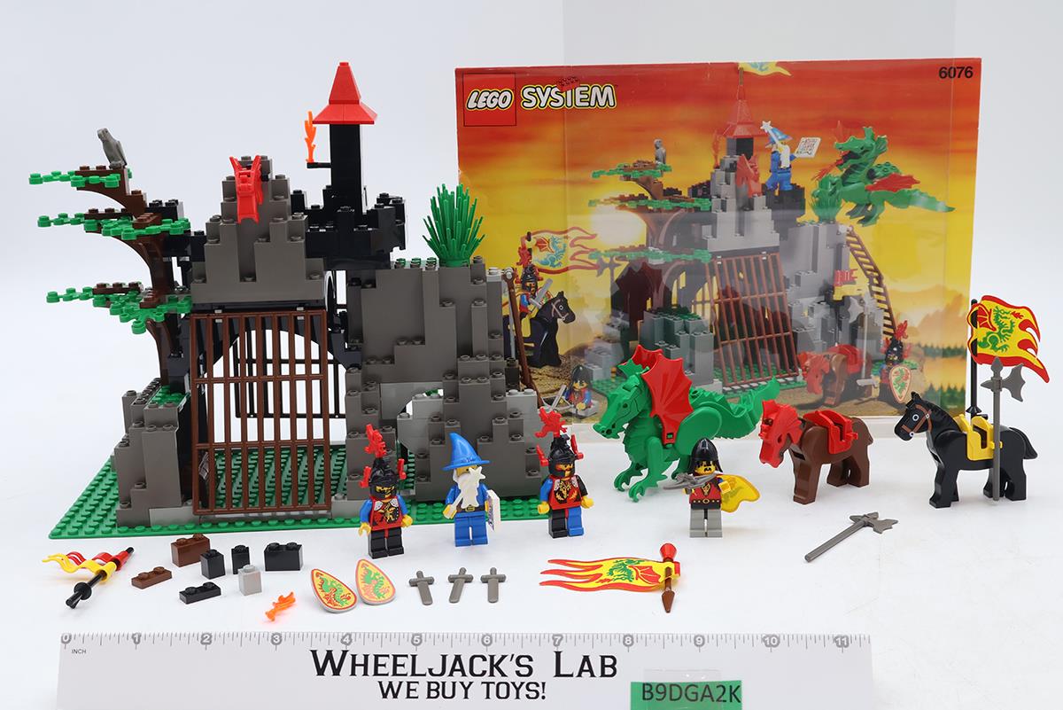 #6076 Dark Dragon's Den 100% Complete W/ Manual 1993 Lego Dragon Knights