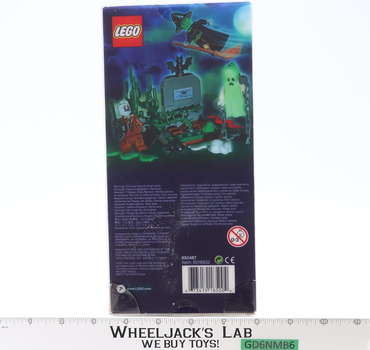 #850487 Halloween Accessory Set W/ Witch Zombie Ghost 2012 Lego NEW SEALED