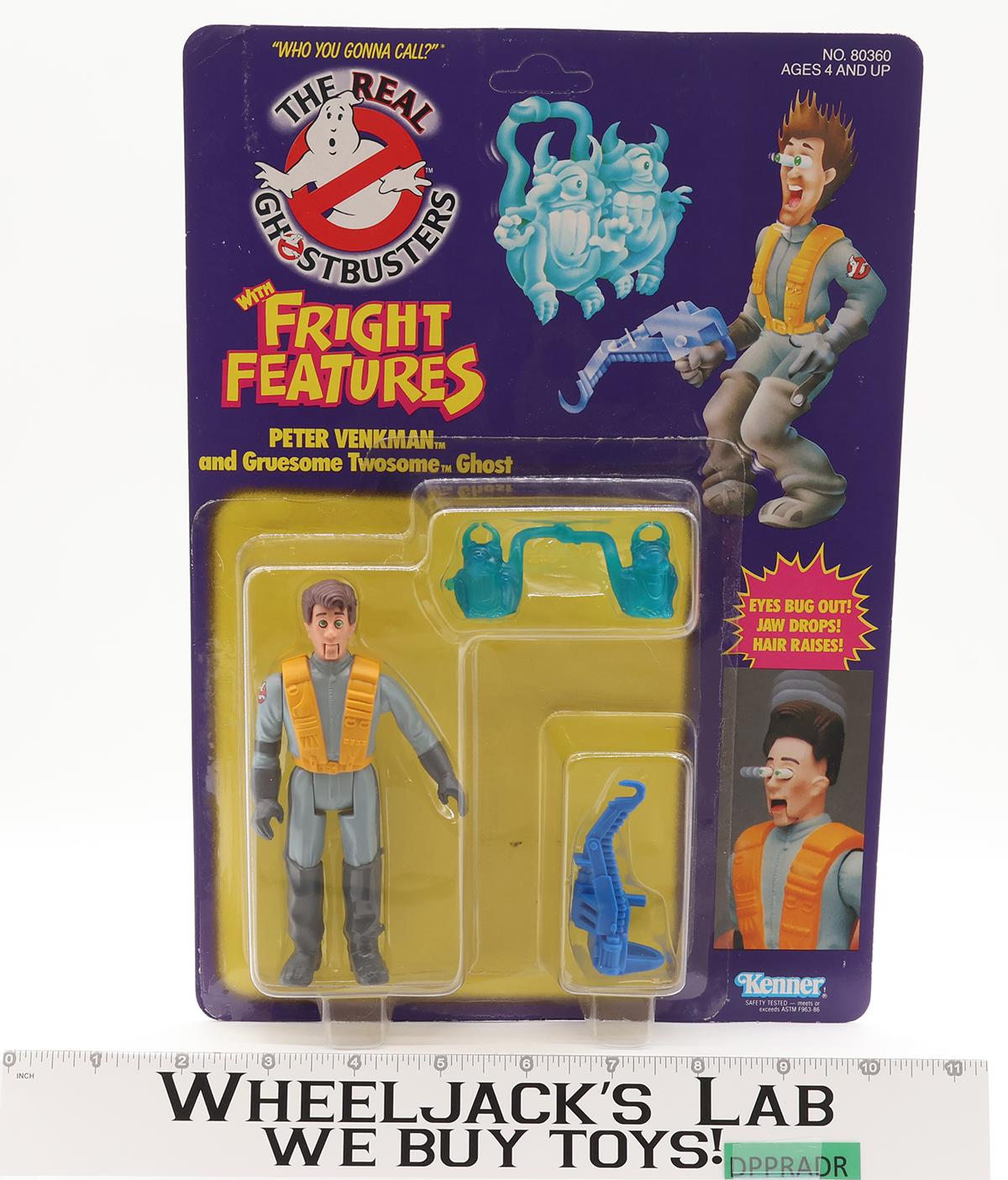 Peter Venkman Fright Features The Real Ghostbusters 1986 Kenner NEW SEALED