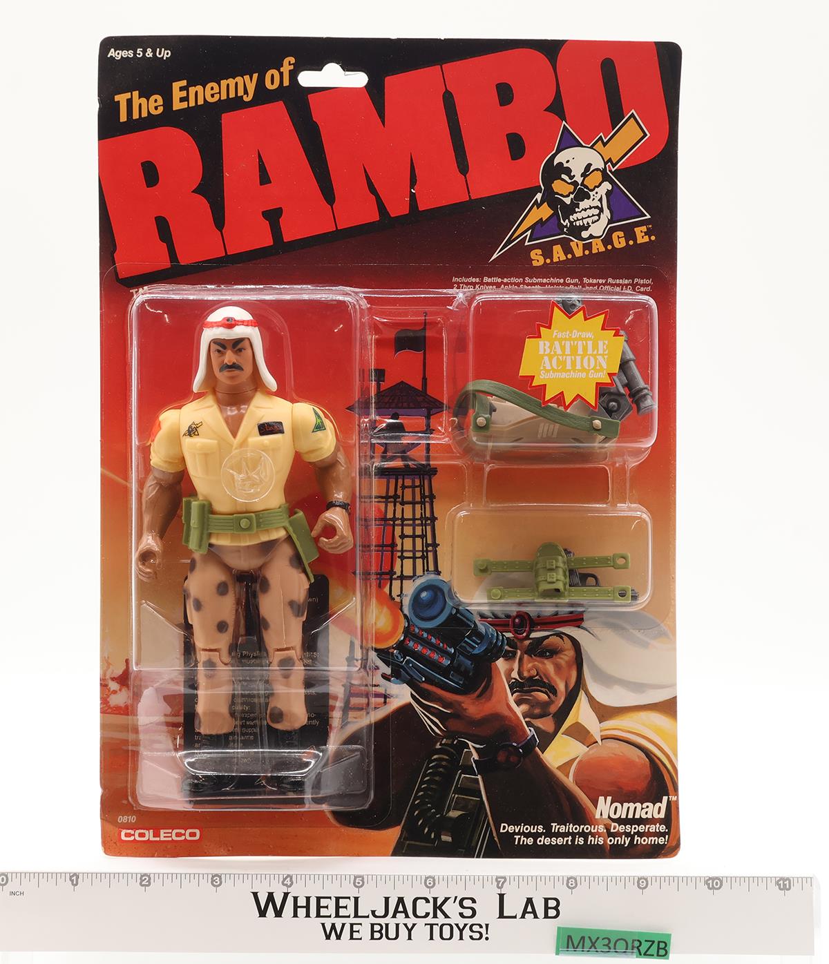 Nomad The Enemy of Rambo 1985 Coleco Vintage Action Figure NEW SEALED