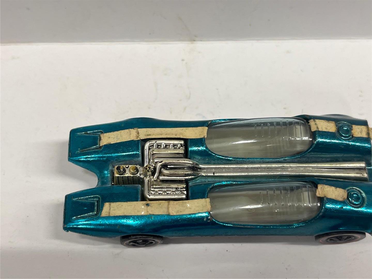 Splittin' Image Aqua Hot Wheels 1968 1969 Redline Vintage Mattel RL