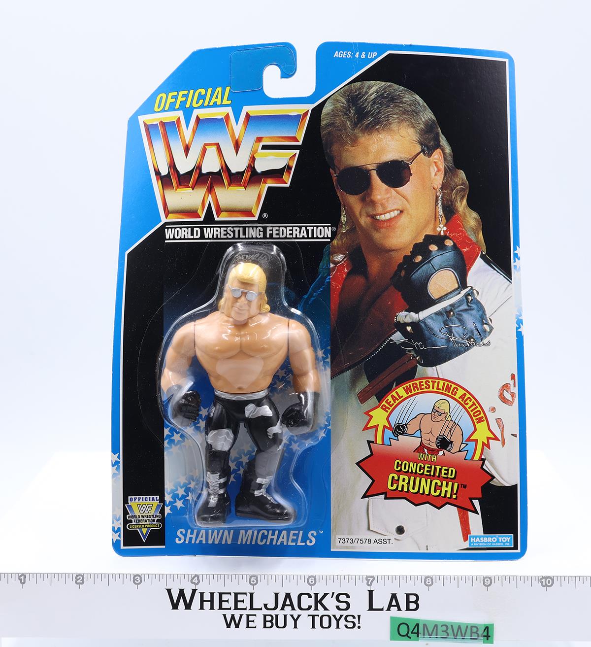 Shawn Michaels Black Pants WWF Wrestling 1994 Hasbro Action Figure NEW SEALED