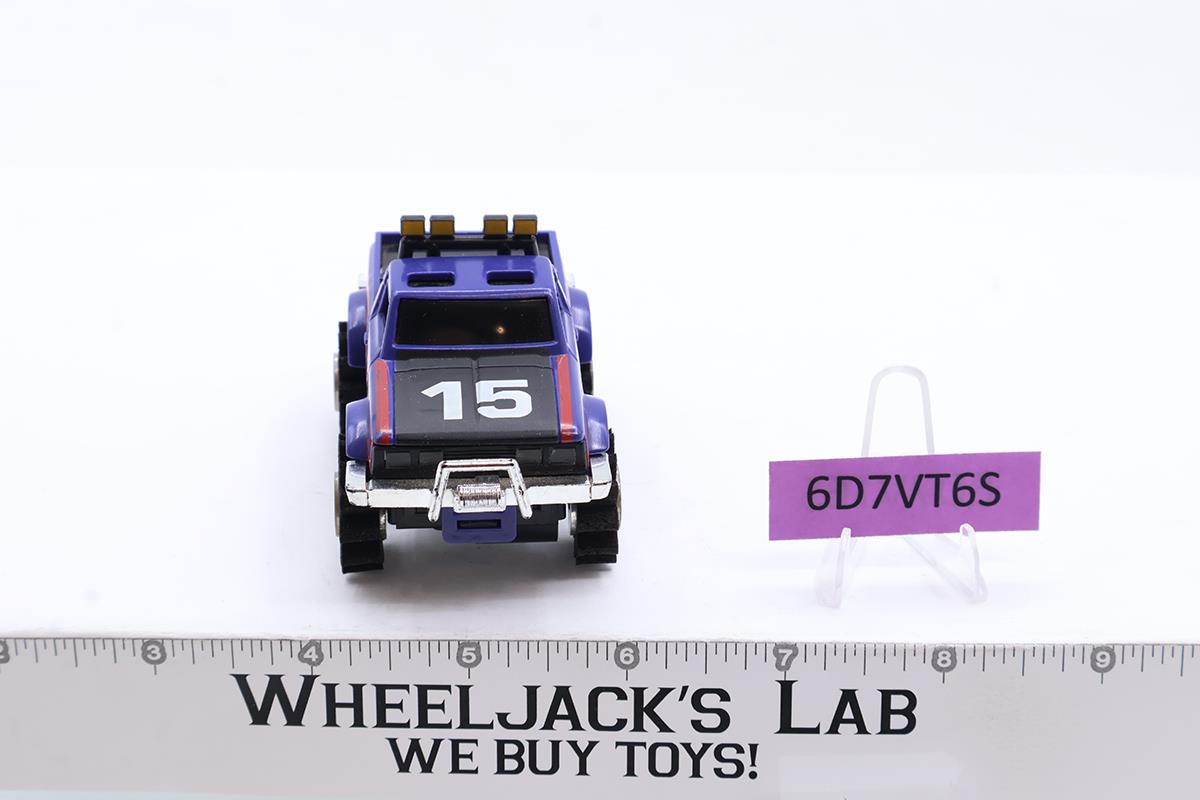 Datsun 4x4 Pickup Truck #15 Blue Schaper Stompers Rough Rider 1980s Vtg WORKS