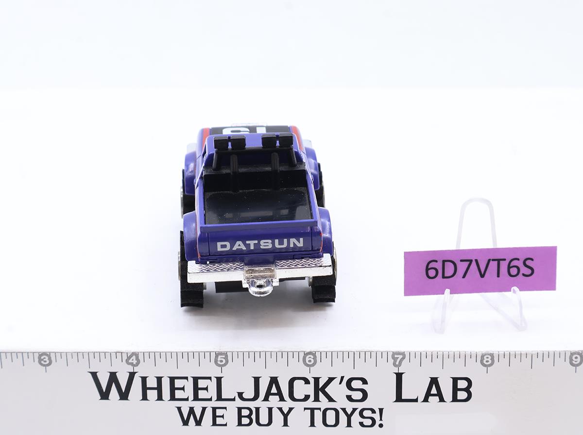 Datsun 4x4 Pickup Truck #15 Blue Schaper Stompers Rough Rider 1980s Vtg WORKS