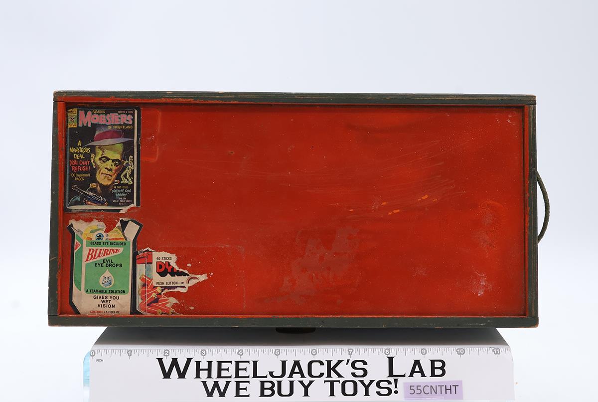 G.I. Joe Wooden Footlocker 1960s Vintage Action Figure Storage Accessory