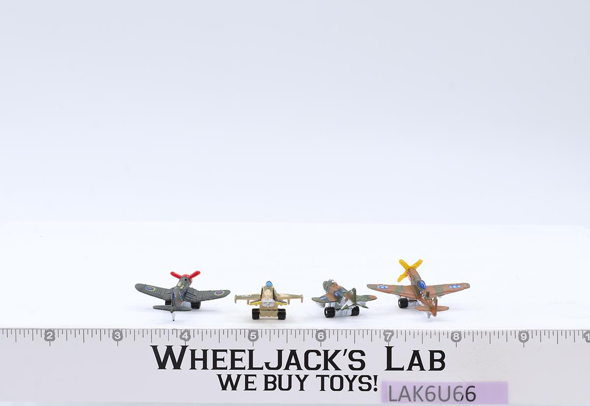 Lot of 4 Military Airplanes 1988-89 Vintage Galoob Micro Machines