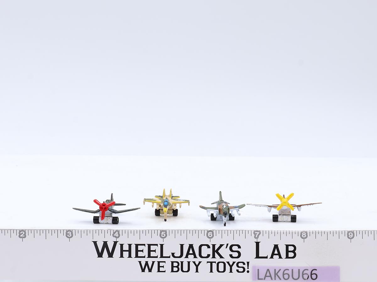 Lot of 4 Military Airplanes 1988-89 Vintage Galoob Micro Machines