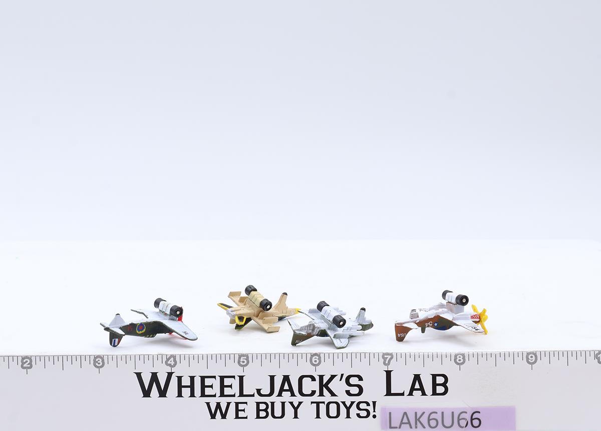 Lot of 4 Military Airplanes 1988-89 Vintage Galoob Micro Machines