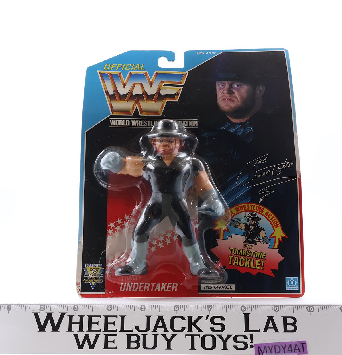 Undertaker WWF Wrestling 1992 Hasbro Vintage Action Figure NEW SEALED