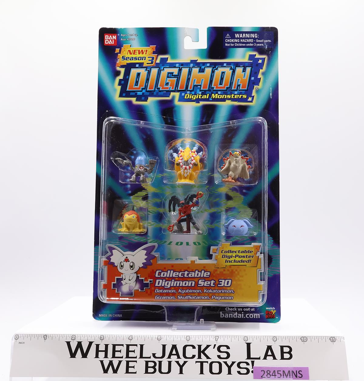 Collectible Set 30 Digimon Season 3 2001 Bandai Mini Action Figure NEW SEALED