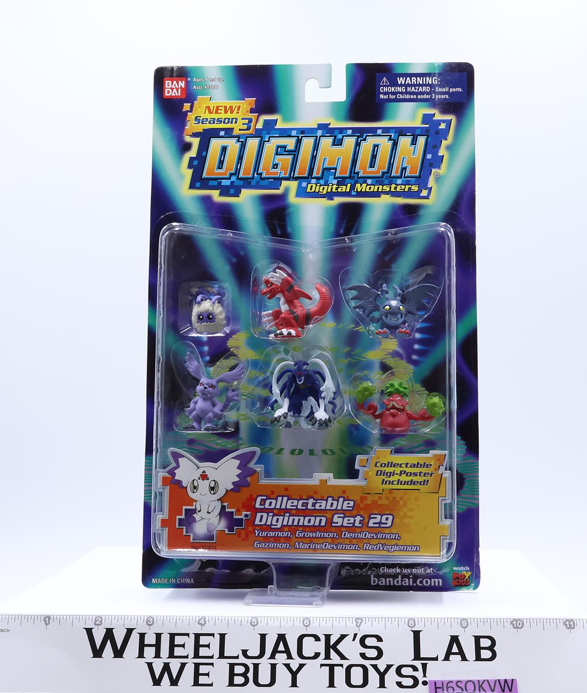 Collectible Set 29 Digimon Season 3 2001 Bandai Mini Action Figure NEW SEALED