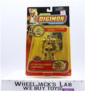 デジモン ゴールドフィギュア Digi-Warrior Lobomon Digimon Season 4 2003 Bandai Action Figure