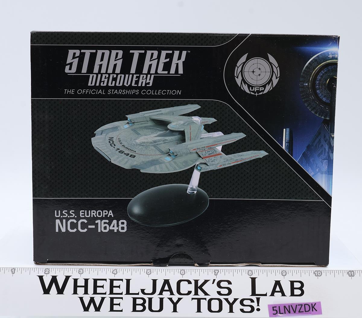 USS Europa NCC-1648 Star Trek Discovery Eaglemoss Model Ship NEW MIB