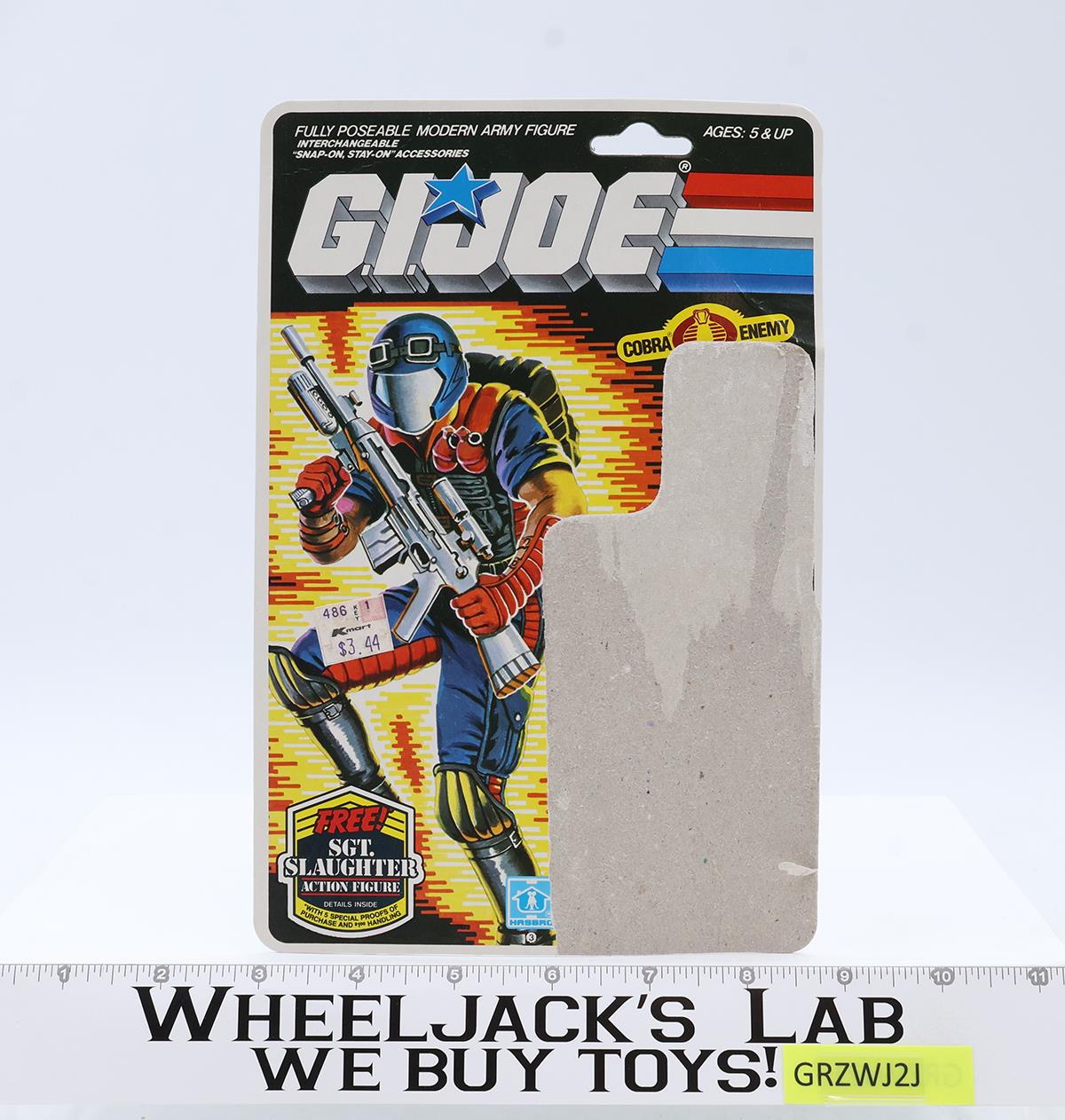 Cobra Viper 100% Complete W/ Card GI Joe 1986 Hasbro Vintage Action Figure