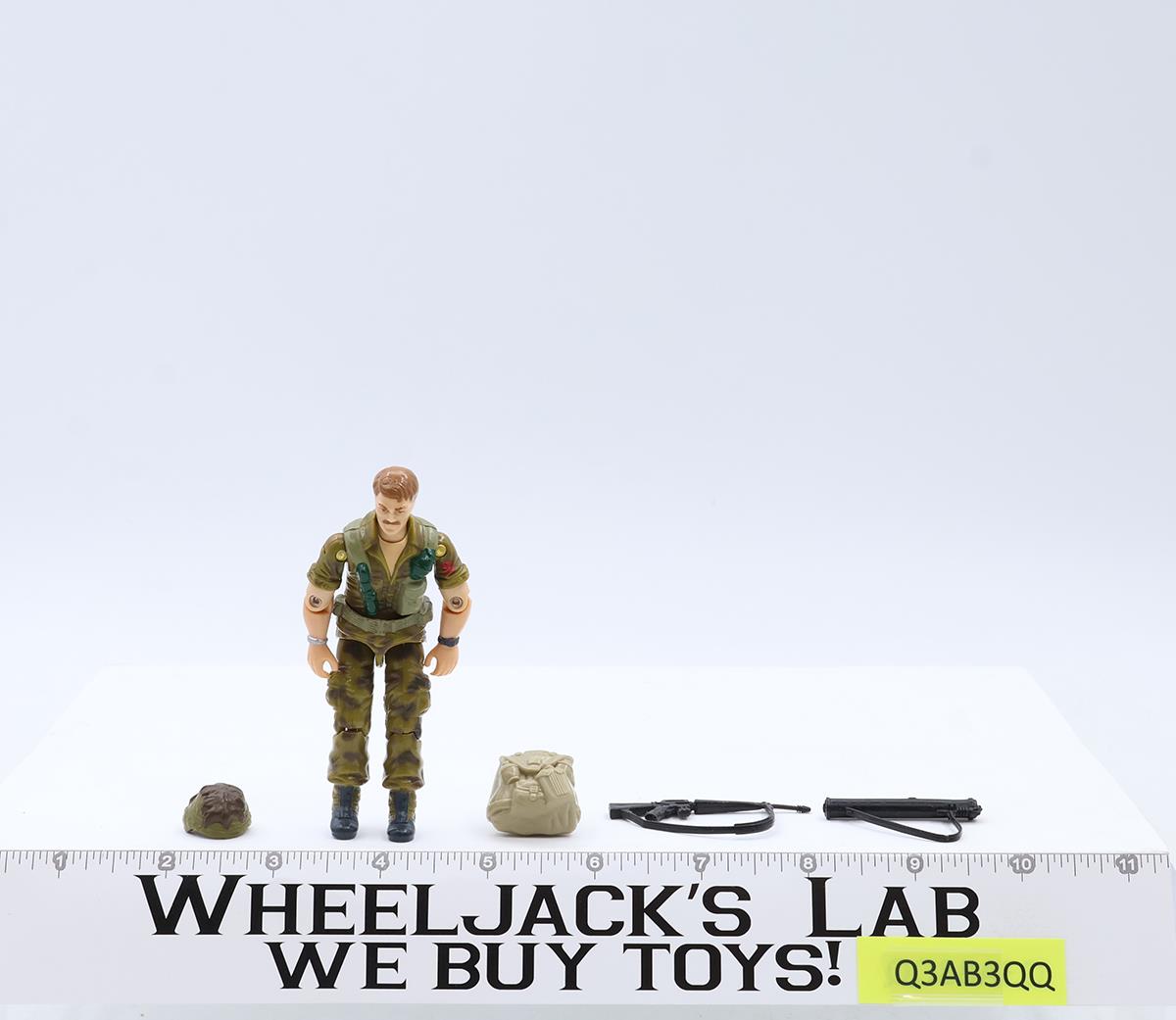 Footloose V1 100% Complete 34 Cardback 1985 G.I. Joe Hasbro Vintage Figure