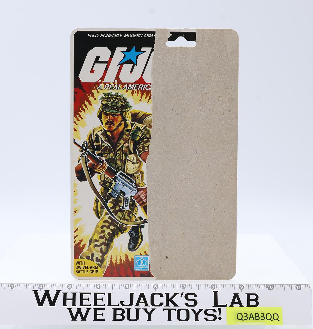 Footloose V1 100% Complete 34 Cardback 1985 G.I. Joe Hasbro Vintage Figure