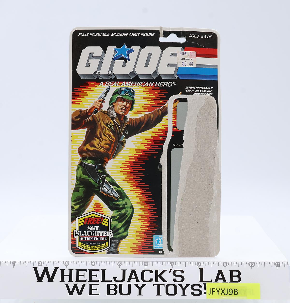 Hawk V2 GI Joe W/ 36 Cardback1986 GI Joe ARAH Vintage Action Figure