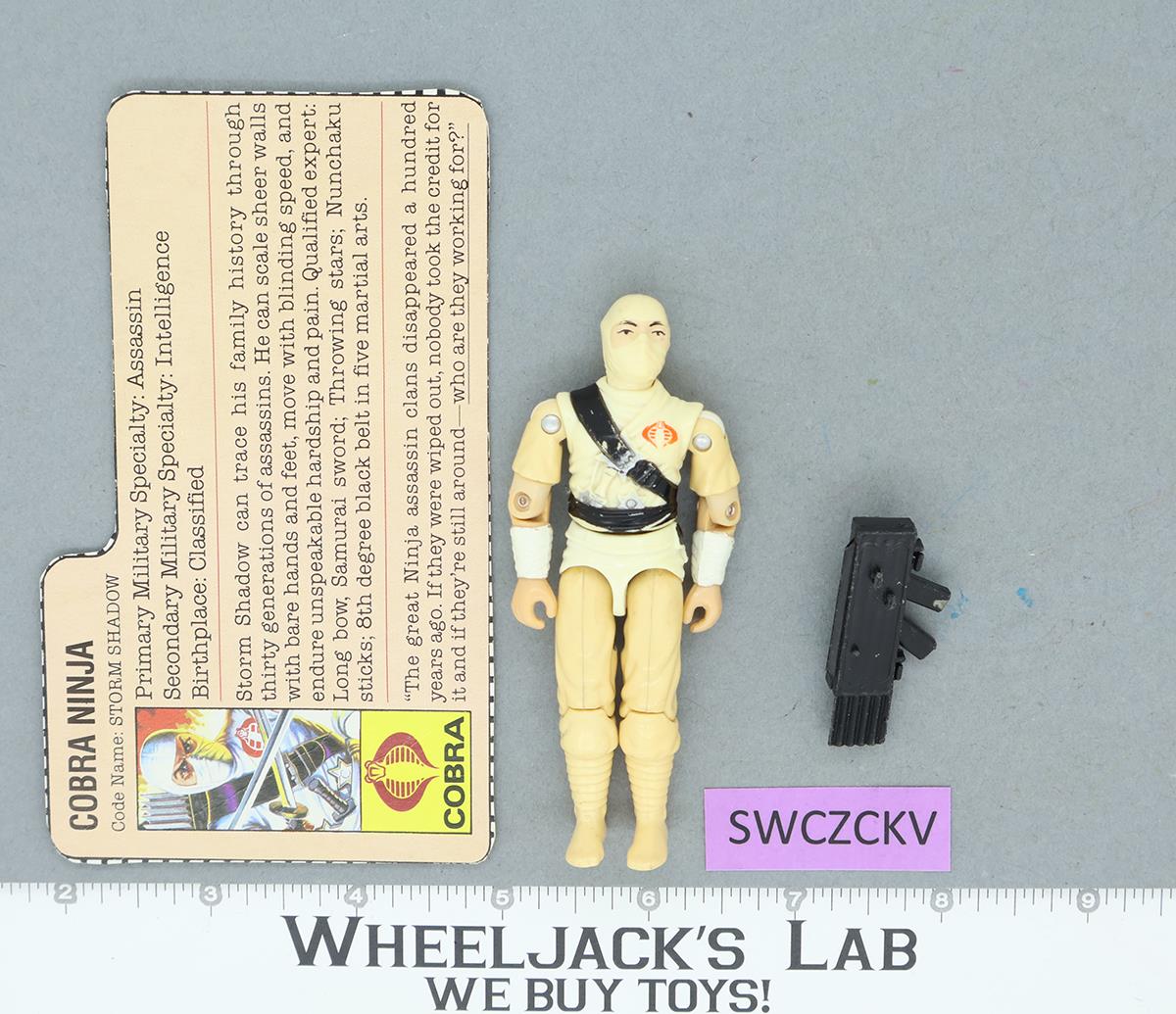 Storm Shadow V1 G.I. Joe 1984 Hasbro Vintage Action Figure