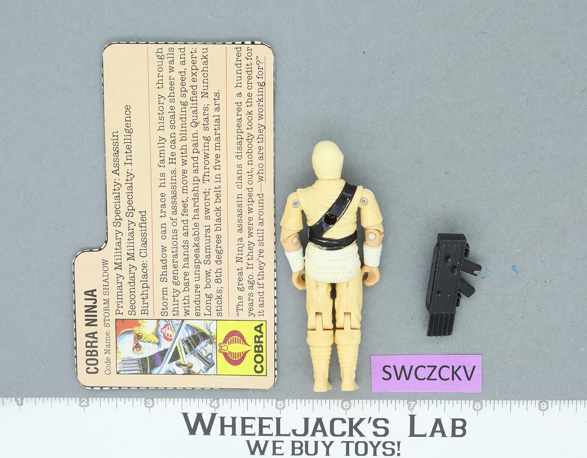 Storm Shadow V1 G.I. Joe 1984 Hasbro Vintage Action Figure