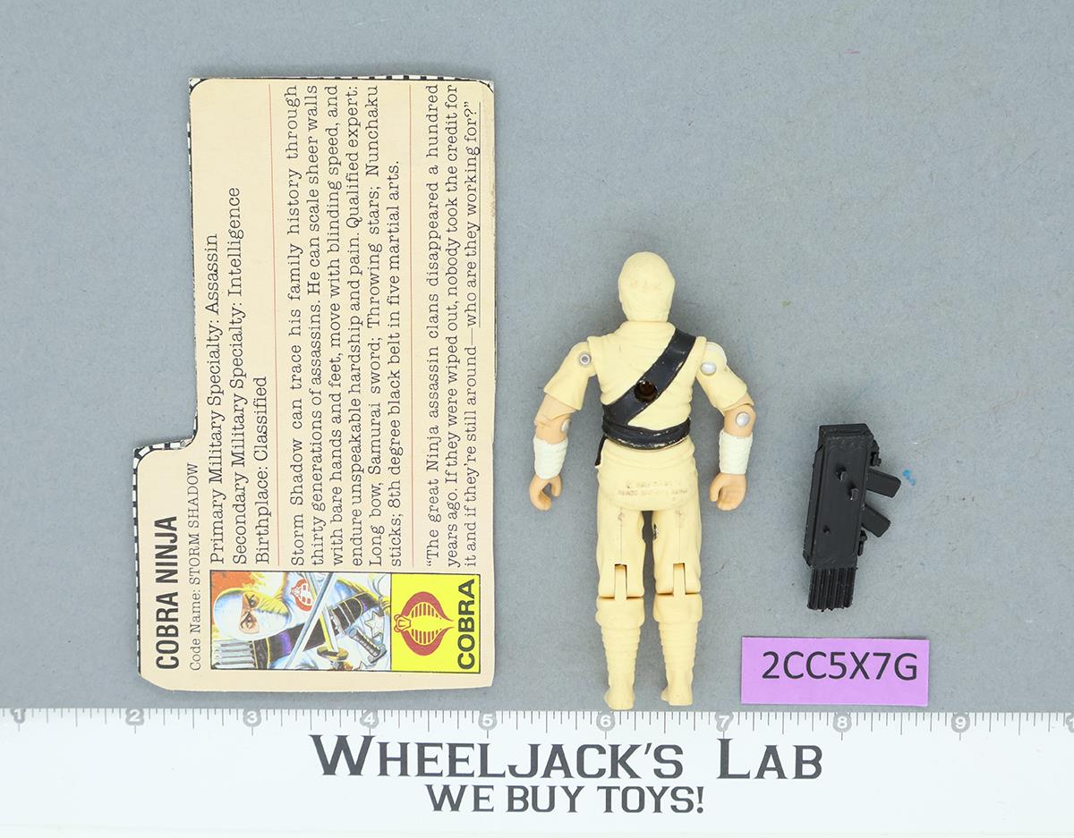 Storm Shadow V1 G.I. Joe 1984 Hasbro Vintage Action Figure