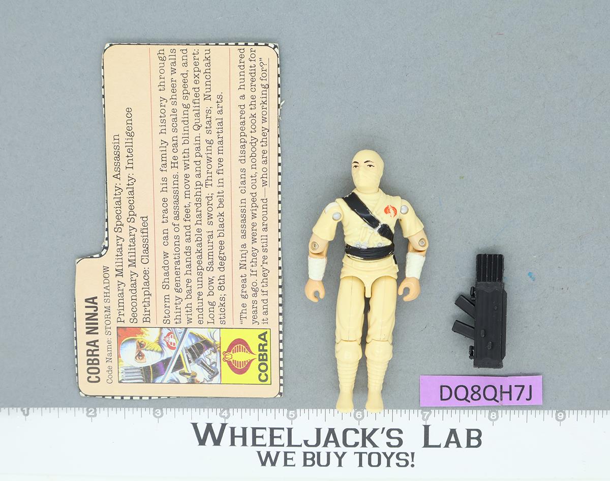 Storm Shadow V1 G.I. Joe 1984 Hasbro Vintage Action Figure