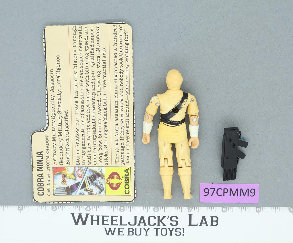 Storm Shadow V1 G.I. Joe 1984 Hasbro Vintage Action Figure