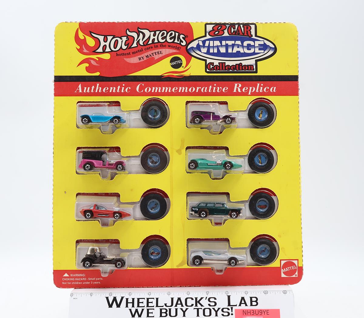 1993 Hot Wheels Redline 8 Car Vintage Collection w/ Buttons Mattel MISP NEW NOS