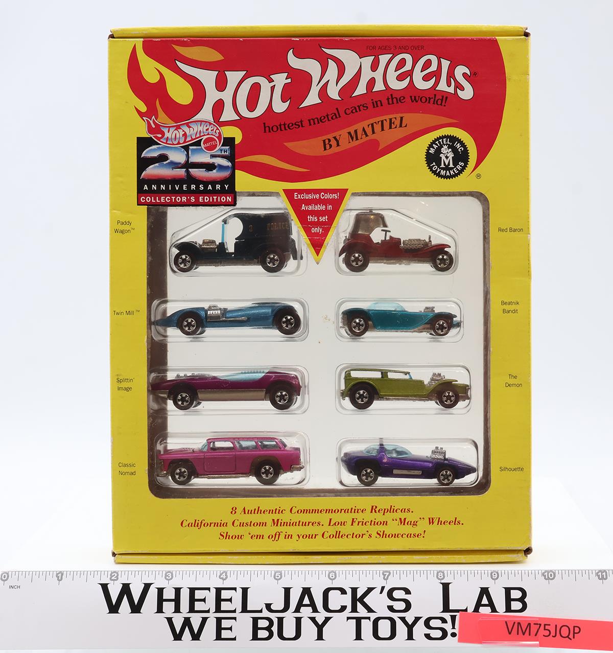 Hot Wheels Redline 25th Anniv Collector's Edition Series 1 Mattel 1993 MISB NEW